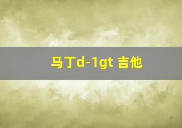 马丁d-1gt 吉他